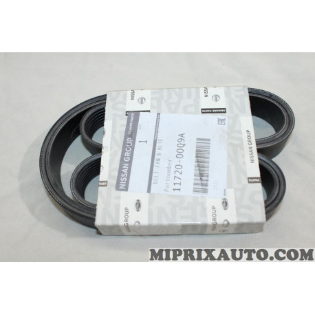 Courroie accessoire 7PK1557 Nissan Infiniti original OEM 1172000Q9A 11720-00Q9A 
