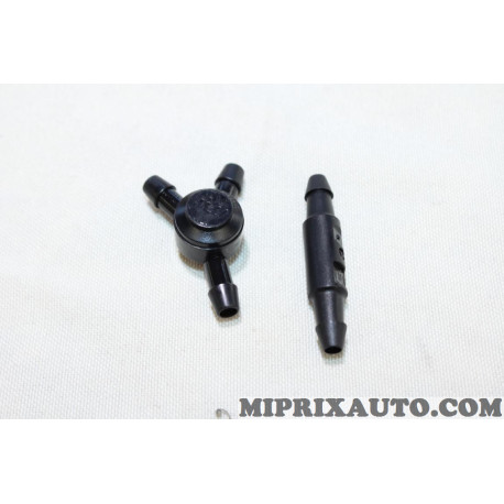 Jeu 2 connecteurs raccord durite tuyau liquide lave glace Nissan Infiniti original OEM 289376PA1A 28937-6PA1A 