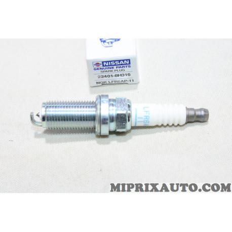 Jeu 4 bougies allumage NGK LFR6AP-11 Nissan Infiniti original OEM 224018H316 22401-8H316 