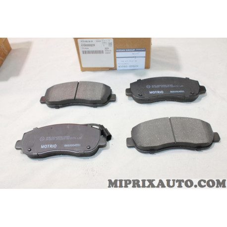 Jeu 4 plaquettes de frein Nissan Infiniti original OEM 4106000Q2H 41060-00Q2H 