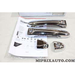 Jeu 4 coques recouvrement poignées de porte chrome Nissan Infiniti original OEM KE6051K052 KE605-1K052 