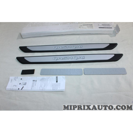 Lot 2 seuils de porte retroeclairés Nissan Infiniti original OEM KE9676U542 KE967-6U542 pour nissan qashqai J12 