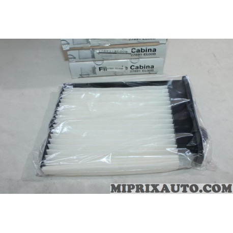 Filtre d'habitacle interieur Nissan Infiniti original OEM 27891EL00B 27891-EL00B 