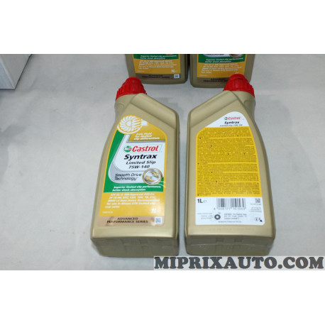 1 Bidon 1L 1 litre huile 75w140 Castrol syntrax limited slip boite de vitesses Nissan Infiniti original OEM P0197C0-00 