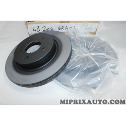 Jeu 2 disques de frein arriere ventilé 292mm diametre Nissan Infiniti original OEM D32064CE0A D3206-4CE0A 432066RA0A 
