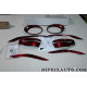 Pack kit coques calotte retroviseur contour phare moulure rouge Nissan Infiniti original OEM KE600BV010RD KE600-BV010-RD pour