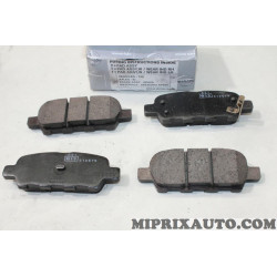 Jeu 4 plaquettes de frein Nissan Infiniti original OEM D40608H385 D4060-8H385 