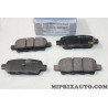 Jeu 4 plaquettes de frein Nissan Infiniti original OEM D40608H385 D4060-8H385