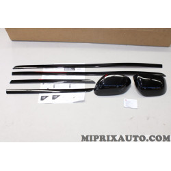 Kit Black city jeu 2 calottes coque retroviseur + jeu 4 baguettes moulures porte Nissan Infiniti original OEM KE6001H005BK 