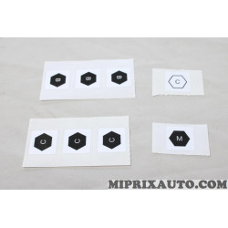 Kit autocollants Nissan Infiniti original OEM KE2373N64B KE237-3N64B 