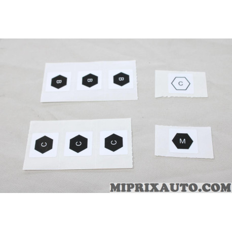 Kit autocollants Nissan Infiniti original OEM KE2373N64B KE237-3N64B 