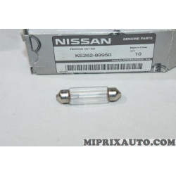 Ampoule navette lampe eclairage interieur Nissan Infiniti original OEM KE26289950 KE262-89950 