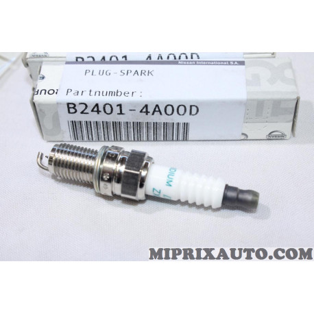 Lot 3 bougies allumage iridium Nissan Infiniti original OEM B24014A00D B2401-4A00D 