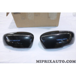 Jeu 2 coques calotte de retroviseur effet carbon Nissan Infiniti original OEM KE9605FOBCCA KE960-OBCCA pour nissan micra 