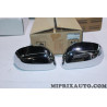 Jeu 2 coques calotte retroviseur chrome Nissan Infiniti original OEM KE9601H000 KE960-1H000 pour nissan micra K13 partir de 2010