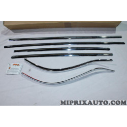 Jeu 6 baguettes moulure chrome joint leche vitre parechocs Nissan Infiniti original OEM KE6001K006 KE600-1K006 pour nissan juke 