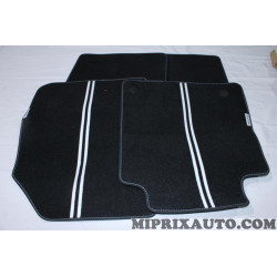 Jeu 4 tapis de sol sur mesure avant + arriere Nissan Infiniti original OEM KE7455F1WHCA KE745-5F1WH-CA pour nissan micra 