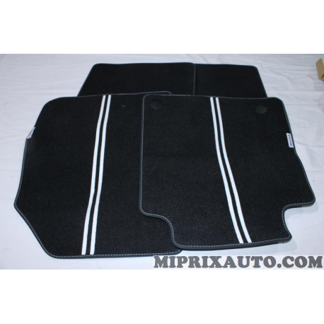 Jeu 4 tapis de sol sur mesure avant + arriere Nissan Infiniti original OEM KE7455F1WHCA KE745-5F1WH-CA pour nissan micra 