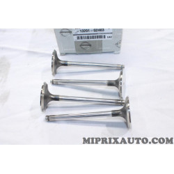 Jeu 4 soupapes echappement Nissan Infiniti original OEM 13201G2403 13201-G2403 