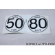 Autocollant information roue de secours galette 80km/h 50mph Nissan Infiniti original OEM 40353HV00A 40353-HV00A 