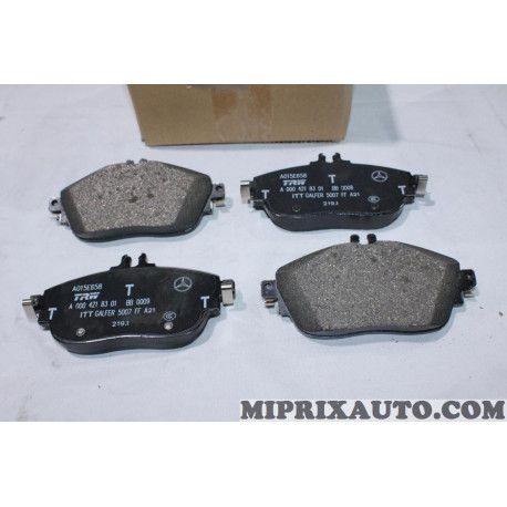 Jeu 4 plaquettes de frein Nissan Infiniti original OEM 41060HG00D 41060-HG00D 
