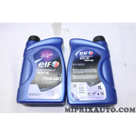 1 Bidon 1L 1 litre huile de transmission tranself syn FE 75W-140 API GL 5 scania ELF Nissan Infiniti original OEM 463237 