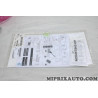 Film de protection ecran Nissan Infiniti original OEM KB5376U50B KB537-6U50B