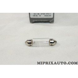 Lot 6 ampoules navette lampe plafonnier 41mm 12V 5W Wurth Nissan Infiniti original OEM 07201721 