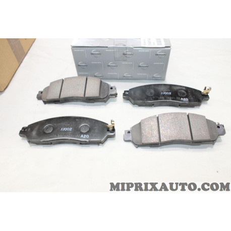 Jeu 4 plaquettes de frein Nissan Infiniti original OEM D10605TA0A D1060-5TA0A 