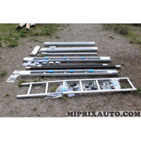 Pack galerie de toit aluminium 400cm avec échelle et rouleau Alurack Prime design Nissan Infiniti original OEM 4613 ARH-6 
