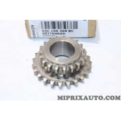Pignon de chaine de distribution Volkswagen Audi Skoda Seat original OEM 03C105209BC 