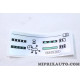 Etiquette autocollante information batterie Volkswagen Audi Skoda Seat original OEM 1EA010007