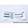 Etiquette autocollante information batterie Volkswagen Audi Skoda Seat original OEM 1EA010007