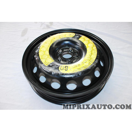 Jante tole acier roue de secours galette 3.5x18 ET38 18" 18 pouces Volkswagen Audi Skoda Seat original OEM 1J0601027M 