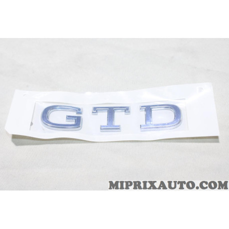 Logo motif embleme ecusson badge monogramme GTD Volkswagen Audi Skoda Seat original OEM 5H0853687B 2ZZ 
