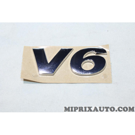 Logo monogramme ecusson badge motif embleme V6 Volkswagen Audi Skoda Seat original OEM 7P6853675E 739 