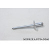 Rivet pop fixation usage divers Renault Dacia original OEM 7703072046