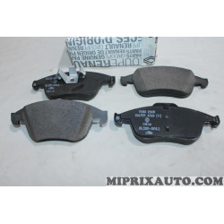 Jeu 4 plaquettes de frein Renault Dacia original OEM 410607585R 