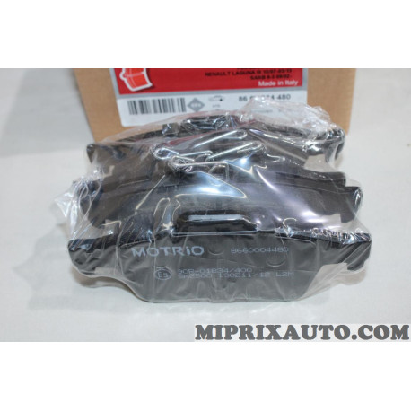 Jeu 4 plaquettes de frein Motrio Renault Dacia original OEM 8660004480 pour renault laguna 3 III saab 93 9-3 citroen C5 jaguar 