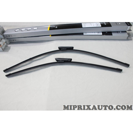 Jeu 2 balais essuie glace souple 650mm + 550mm Renault Dacia original OEM 7711421439 