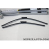 Jeu 2 balais essuie glace souple 650mm + 550mm Renault Dacia original OEM 7711421439