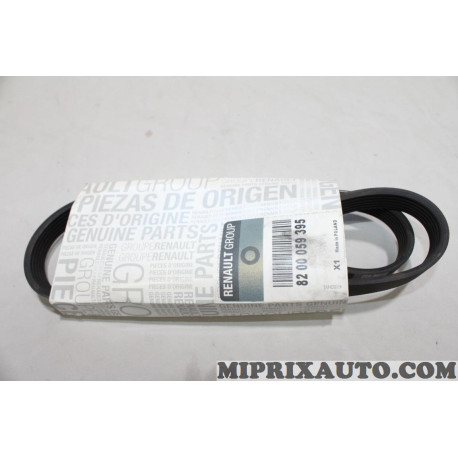 Courroie accessoire dimension 6PK1135 Renault Dacia original OEM 8200059395 