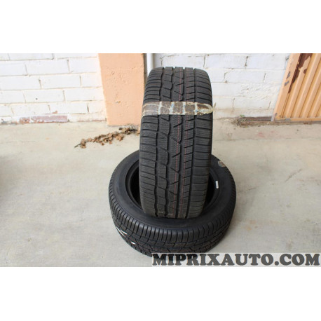 Lot 2 pneus NEUF Continental Contiwintercontact 255/45/17 255 45 17 98V DOT2921 BMW mini citroen peugeot fiat lancia alfa romeo 
