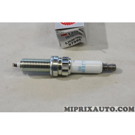 Lot 2 bougies allumage laser iridium NGK Citroen Peugeot original OEM 97968 ILZKBR7B8G 