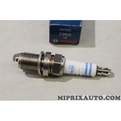 Lot 4 bougies allumage Bosch Renault Dacia original OEM 7955 +8 FR7DC 0242235666 