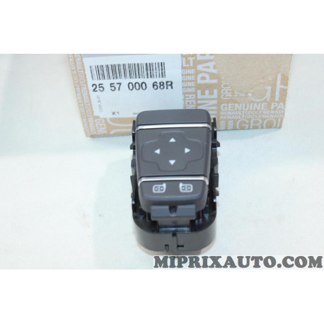 Platine boutons commande reglage de retroviseur Renault Dacia original OEM 255700068R 