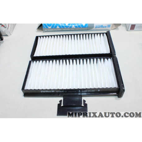 Jeu 2 filtres habitacle interieur Purflux Mitsubishi original OEM AH355-2 pour mitsubishi colt lancer pajero shogun space star 