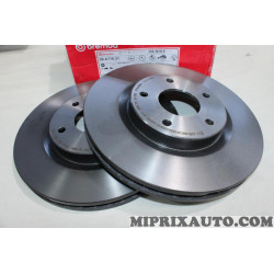 Jeu 2 disques de frein 296mm Brembo Nissan Infiniti original OEM 09.A716.21 pour nissan juke F15 X-trail Xtrail T31 