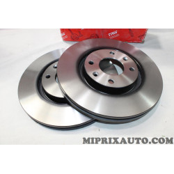 Jeu 2 disques de frein 283mm TRW Citroen Peugeot original OEM DF4183 pour citroen C3 berlingo peugeot 207 307 