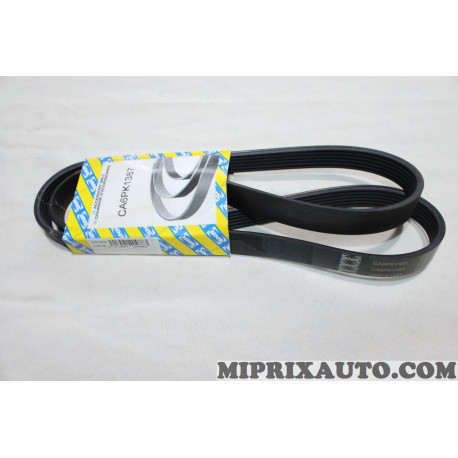 Courroie accessoire 6PK1387 SNR Renault Dacia original OEM CA6PK1387 